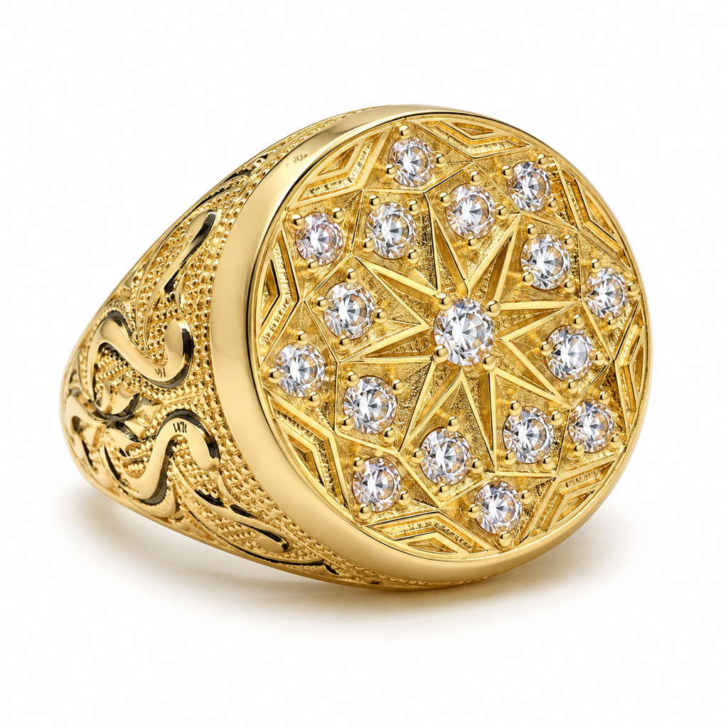 Imperial Star Knight Ring – 10K Gold