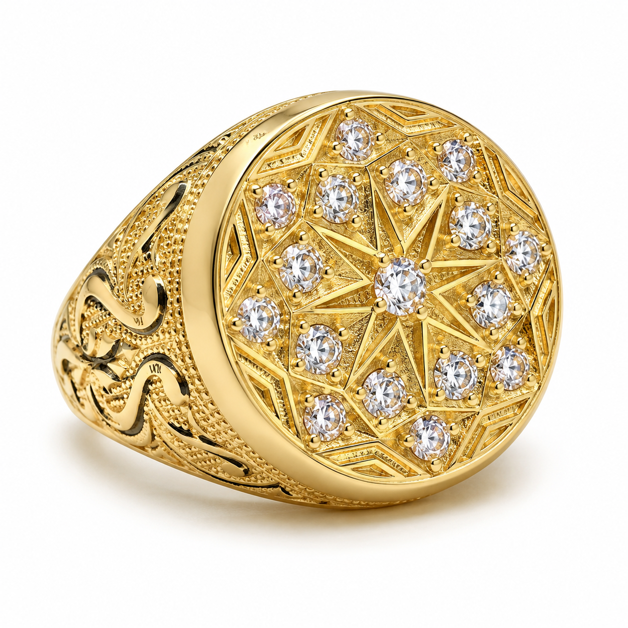 Imperial Star Knight Ring – 10K Gold