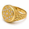 Imperial Star Knight Ring – 10K Gold