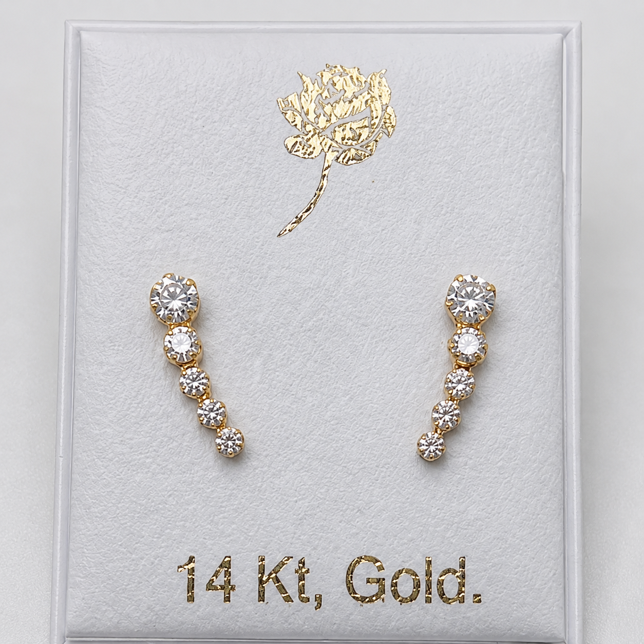 Golden Dragonfly Stud Earrings
