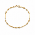 Orbit Bar Bracelet 14K
