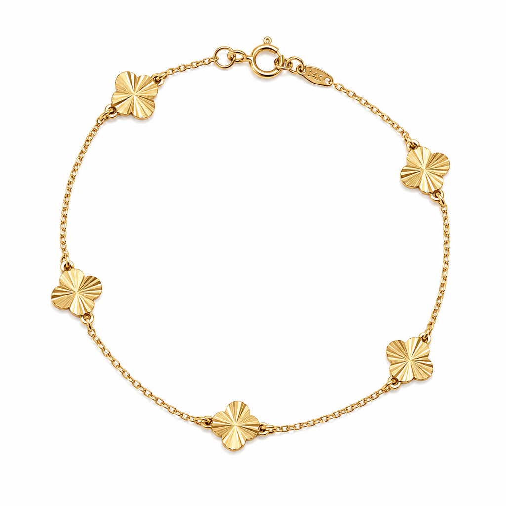 Sunburst Clover Bracelet