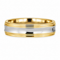 Two-Tone Gold Wedding 14K