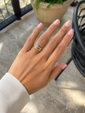 Twisted Diamond Bridal Ring Set