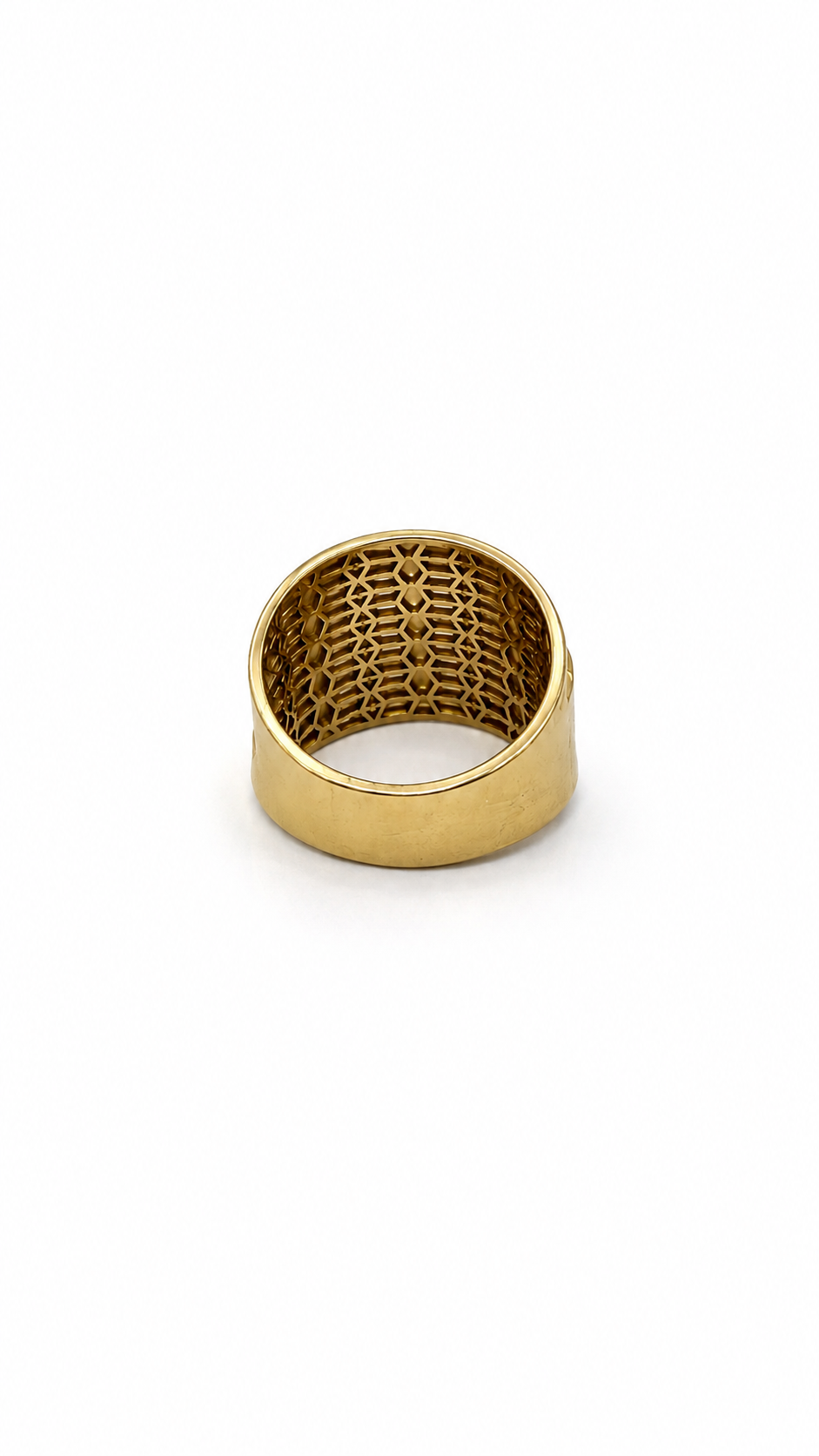 Textured Gold Statement Ring