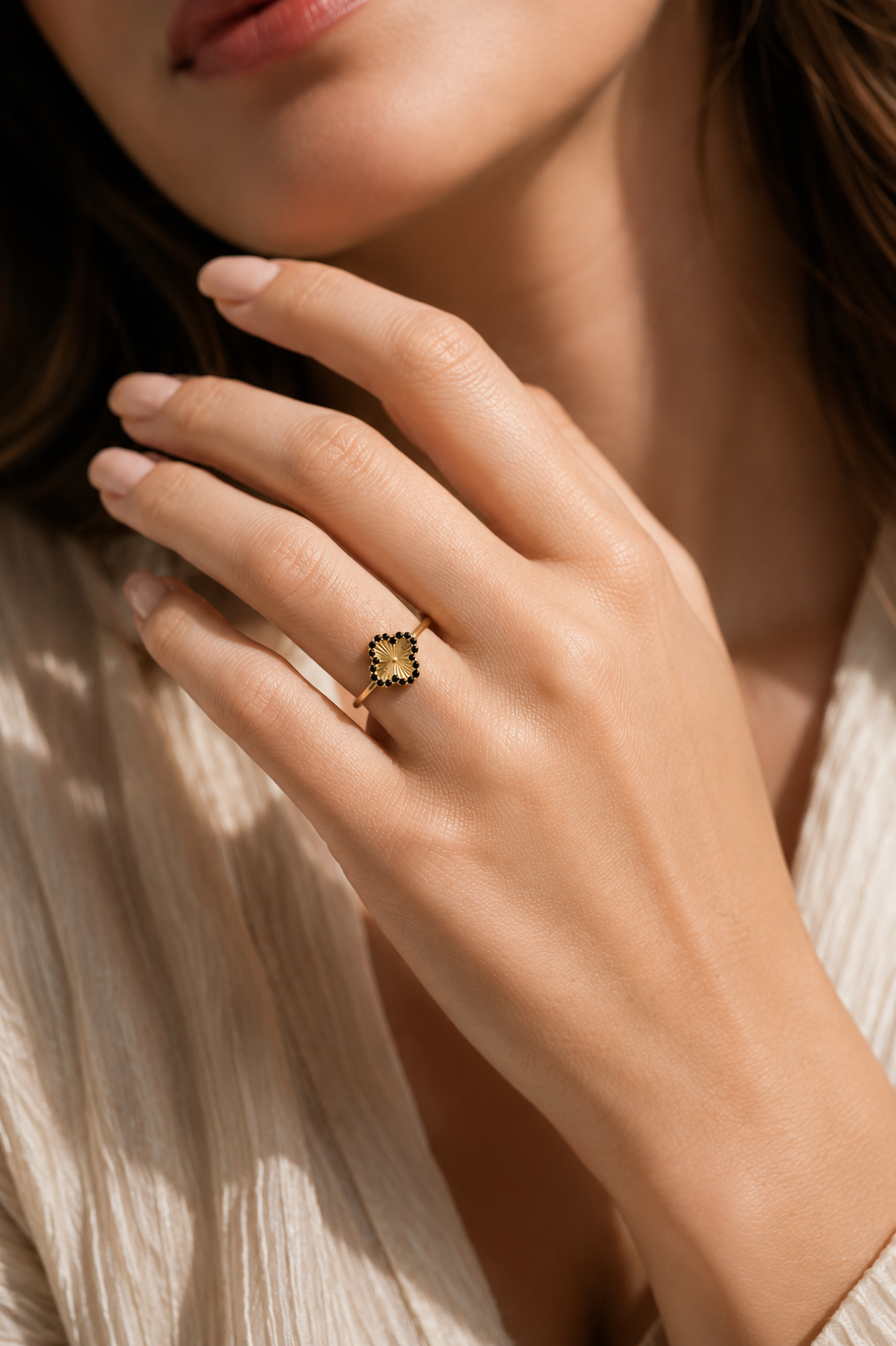 Black Clover Sunburst Ring