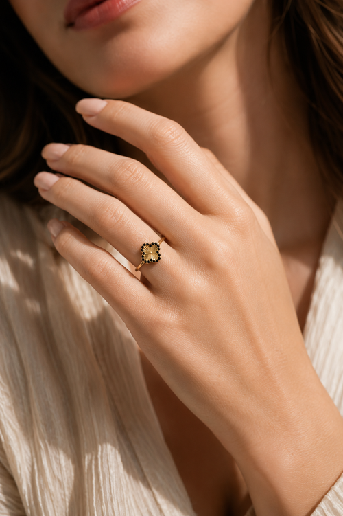 Black Clover Sunburst Ring